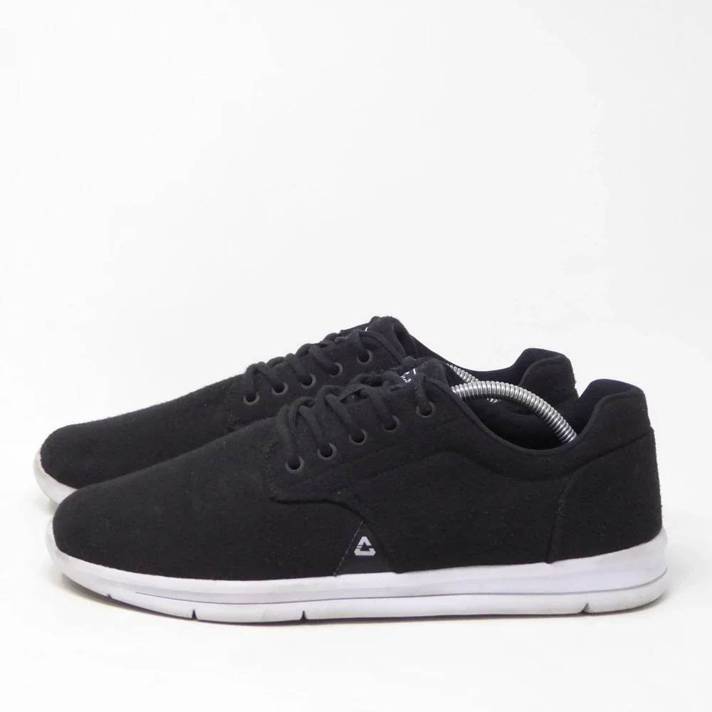 Cuater Mens Shoes Black Wool Blend Daily Casual Sneakers 12